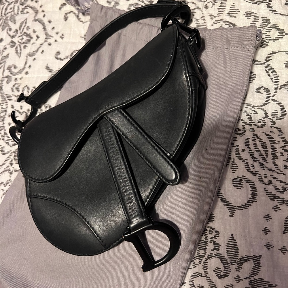 Christian Dior mini saddle bag